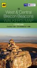 AA - Walker's Map 18 - West & Central Brecon Beacons
