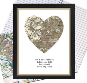 Personalised Map Gifts